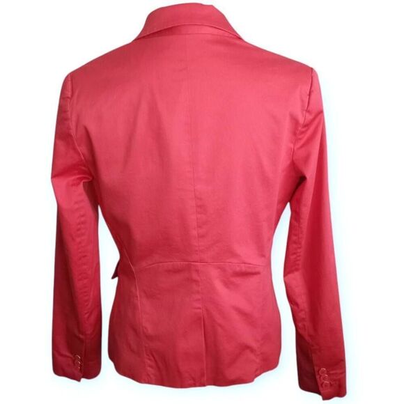 NEW YORK & COMPANY 7TH AVENUE PINK/CORAL BLAZER SZ.6 EUC. - Picture 3 of 7